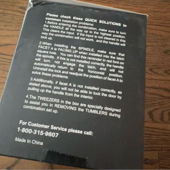 New Elemake Keyless Door Mechanical Lock - Picture 9 of 9